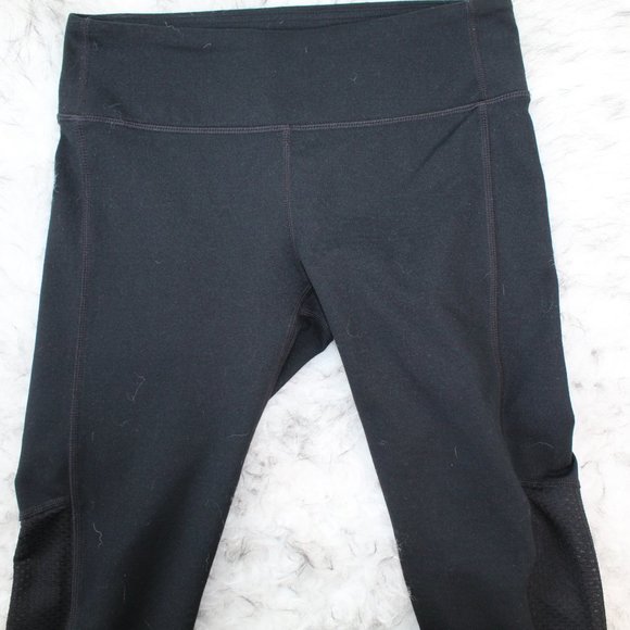 Fabletics Black Mesh Workout Leggings Women’s Size XXS - Picture 6 of 10